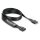 Delock HD Audio Flachbandkabel Mainboard Verlängerungskabel 9 Pin Pfostenstecker zu Pfostenbuchse 50 cm schwarz
