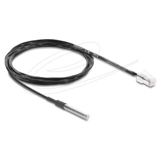 Delock Temperaturfühler-Kabel mit RJ45 Stecker DS18B20 1 m