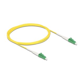 Kabel Lichtwellenleiter LC-APC zu LC-APC Simplex Singlemode OS2 2 m