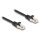 Delock Kabel RJ50 Stecker zu RJ50 Stecker F/UTP 1 m schwarz