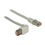 Netzwerkkabel RJ45 Cat.5e SF/UTP oben gewinkelt / gerade 1 m