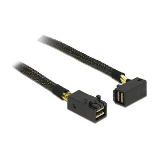Delock Kabel Mini SAS HD SFF-8643 > Mini SAS HD SFF-8643 gewinkelt 0,5 m