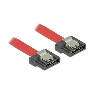 Delock SATA 6 Gb/s Kabel 20 cm rot FLEXI