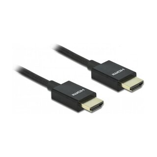 Koaxiales High Speed HDMI Kabel 48 Gbps 8K 60 Hz schwarz 2 m