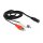 Delock Audio Kabel 2 x Cinchstecker zu 1 x 3,5 mm 3 Pin Klinkenbuchse 1,4 m