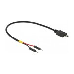 Delock USB Stromkabel Micro-B auf 2 x Pfostenstecker...