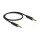Delock Klinkenkabel 4,4 mm 5 Pin Stecker zu Stecker 0,5 m schwarz