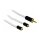 Delock Audio Kabel 2,5 mm 4 Pin Klinkenstecker zu 2 x MMCX Stecker 1,20 m