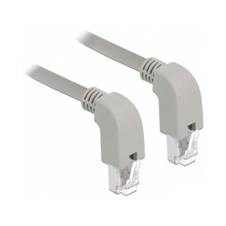 Delock Netzwerkkabel RJ45 Cat.5e SF/UTP unten / unten gewinkelt 0,5 m