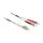 Delock Kabel Lichtwellenleiter LC zu ST Multimode OM3 2 m