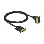 Delock DVI Kabel 24+1 Stecker zu 24+1 Stecker gewinkelt 1 m