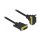 Delock DVI Kabel 24+1 Stecker zu 24+1 Stecker gewinkelt 5 m