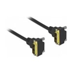 Delock DVI Kabel 18+1 Stecker gewinkelt zu 18+1 Stecker...