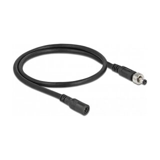 Delock DC Verlängerungskabel 5,5 x 2,1 mm Stecker zu Buchse verschraubbar