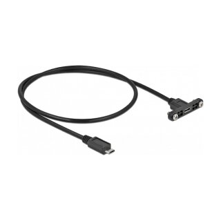 Delock Kabel USB 2.0 Micro-B Buchse zum Einbau > USB 2.0 Micro-B Stecker 0,5 m