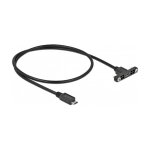 Delock Kabel USB 2.0 Micro-B Buchse zum Einbau > USB...