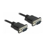 Delock RS-232 Kabel Seriell D-Sub 9 Stecker zu Stecker...