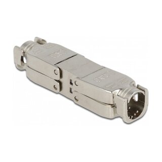 Delock Verbinder für Netzwerkkabel Cat.6 STP werkzeugfrei