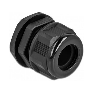 Delock Kabelverschraubung PG21 für Rundkabel schwarz 2 Stück