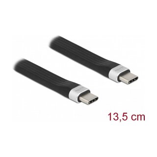USB 10 Gbps FPC Flachbandkabel USB Type-C™ zu USB Type-C™ 13,5 cm PD 3 A E-Marker