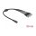 DC Verteilerkabel 5,5 x 2,1 mm 1 x Buchse zu 4 x Stecker verschraubbar
