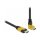 Delock High Speed HDMI Kabel Stecker gerade zu Stecker 90° oben gewinkelt 48 Gbps 8K 60 Hz 3 m
