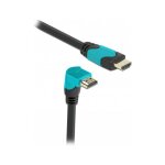 High Speed HDMI Kabel Stecker gerade zu Stecker 90°...