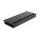 Kabeldurchführung für Tischeinbau mit Bürste 300 x 120 x 28 mm schwarz