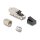 Delock RJ45 Stecker feldkonfektionierbar Cat.6A mit Kabelverschraubung und Staubschutz werkzeugfrei