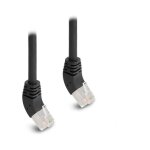 RJ45 Netzwerkkabel Cat.6A S/FTP 45° nach oben...