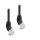 Delock RJ45 Netzwerkkabel Cat.6A S/FTP 45° nach oben gewinkelt 5 m schwarz