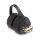 Delock Kabelverbinder USB 2.0 Typ-B Buchse zu USB 2.0 Typ-A Buchse zum Einbau mit Bajonett-Verschlusskappe IP68 staub- und wasserdicht schwarz