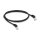 Delock RJ45 Netzwerkkabel Cat.6A S/FTP 45° nach oben gewinkelt 1 m schwarz