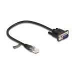 Kabel RJ45 Stecker zu Seriell RS-232 D-Sub 9 Stecker 30...