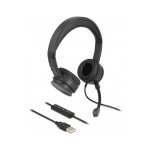 Delock USB Stereo Headset mit Kabelfernbedienung und...