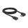 Delock DisplayPort Verlängerungskabel Stecker 90° rechts gewinkelt zu Buchse 8K 60 Hz 2 m