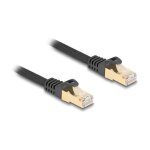 Delock RJ45 Netzwerkkabel mit Geflechtmantel Cat.6A S/FTP...