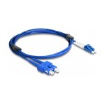 Delock LWL Kabel mit Metallarmierung LC Duplex zu SC...