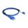 LWL Kabel mit Metallarmierung LC Duplex zu SC Duplex Singlemode OS2 2 m