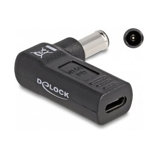 Adapter für Notebook Ladekabel USB Type-C™ Buchse zu Sony 6,0 x 4,3 mm Stecker 90° gewinkelt
