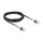 RJ45 Netzwerkkabel mit doppeltem Knickschutz Cat.6A UTP Slim 5 m schwarz