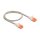 RJ45 Netzwerkkabel Cat.6A U/UTP Slim 0,5 m transparent