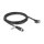 Delock M12 Kabel A-kodiert 8 Pin Buchse zu RJ45 Stecker mit Schrauben Cat.5e FTP 3 m schwarz