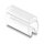 Kabelmarkierer für Kabeldurchmesser 4 - 7 mm 50 Stück transparent