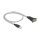 Delock Adapter USB 2.0 Typ-A zu 1 x Seriell RS-422/485 Stecker mit 6 Pin Terminalblock 5 V 0,5 m