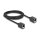 Netzwerk Verlängerungskabel Kupplung RJ45 Buchse zu RJ45 Buchse Cat.6A S/FTP 2 m schwarz