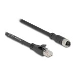 Delock M12 Kabel X-kodiert 8 Pin Buchse zu RJ45 Stecker...