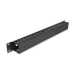 19" 1 HE Kabelmanagement Rangierpanel mit 2...