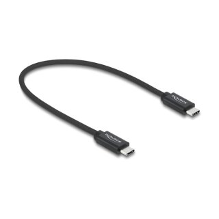 Delock Koaxiales USB 40 Gbps Kabel USB PD 3.1 240 W 0,5 m