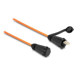 LWL Kabel LC Duplex zu LC Duplex mit Verschlusskappe Multimode OM2 IP68 staub- und wasserdicht 3 m